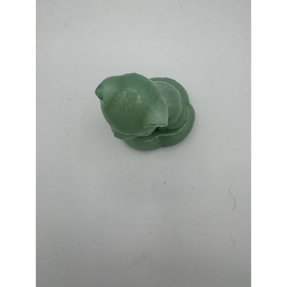 Vintage Boyd Glass “Miss Cotton” Kitten on a Pillow – Jadeite Green – 1980s - Picture 8 of 10